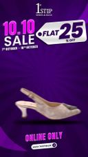 Flat 25% off footwear and bags, online only at 1ststep.pk — last 24 hours — page 4 of 8
