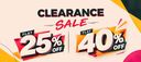 Clearance Sale | FLAT 25% OFF TO FLAT 40% OFF — page 1 of 13
