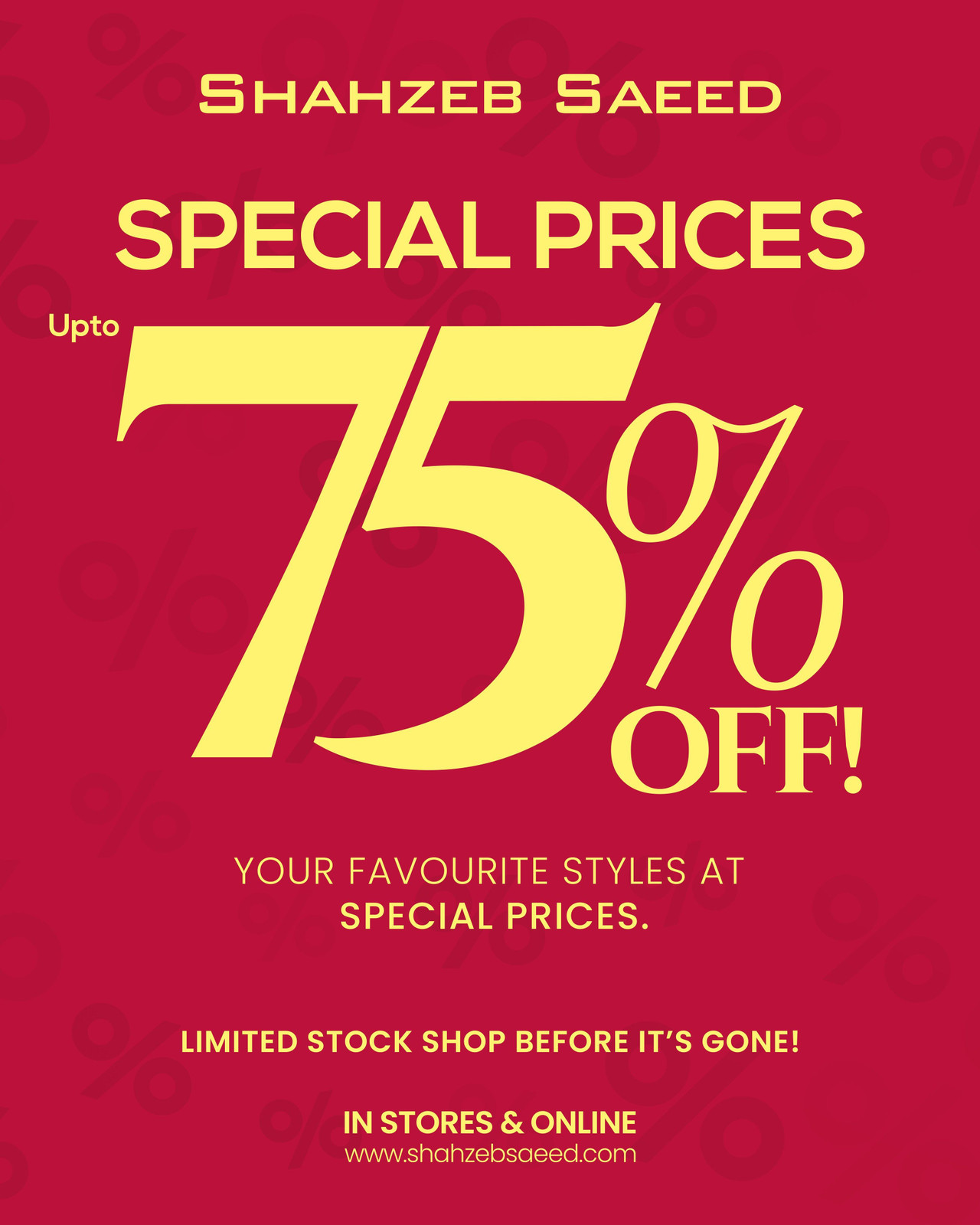 SPECIAL PRICES! — page 1 of 1