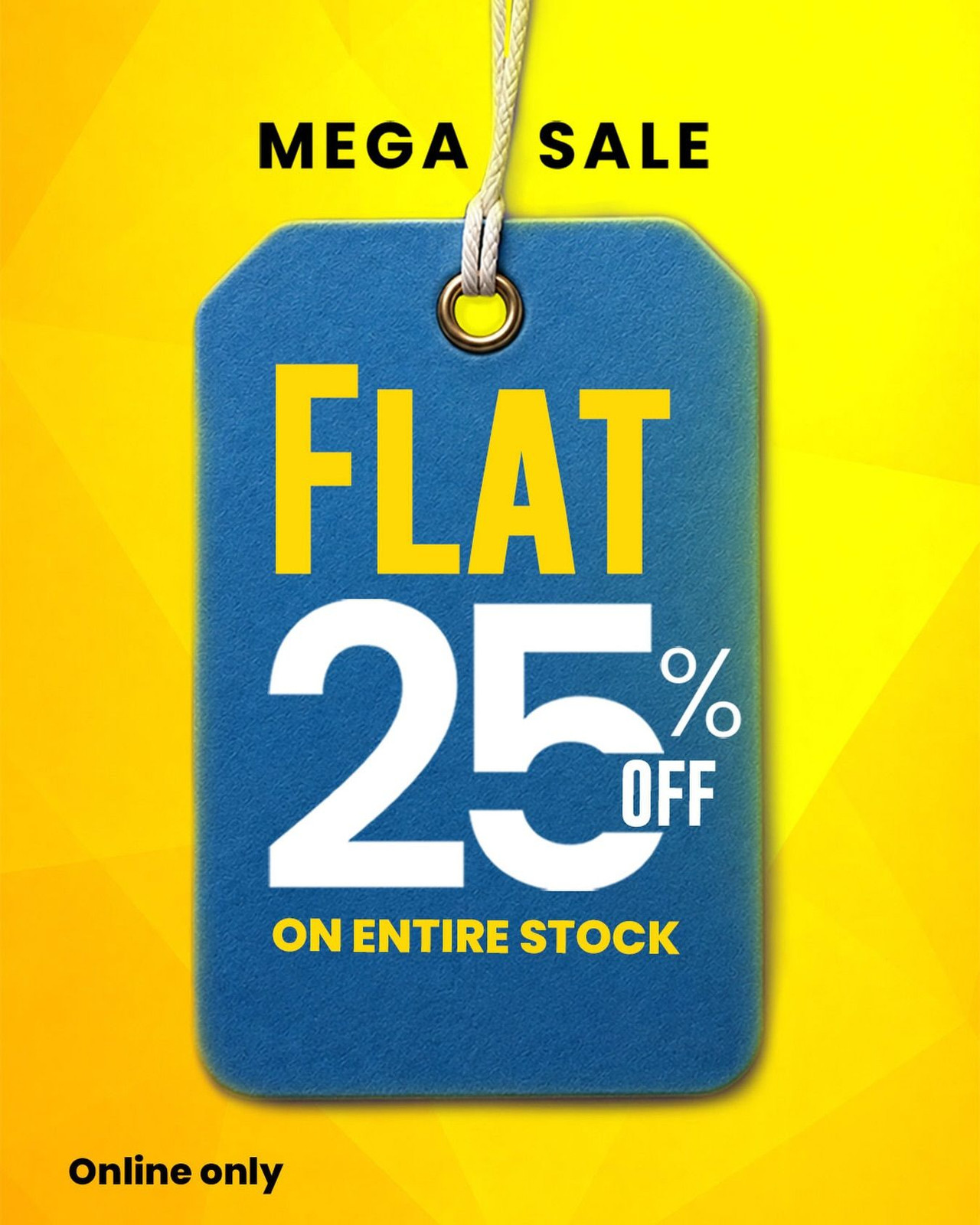 Flat 25% OFF | Online Only — page 1 of 1